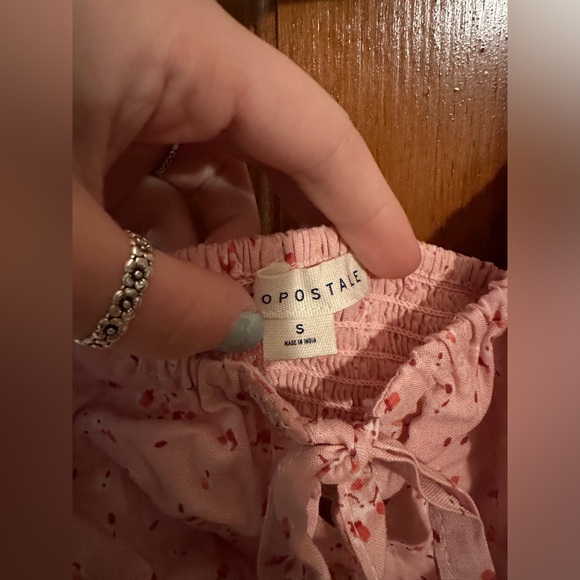 pink floral crop top - Picture 2 of 3